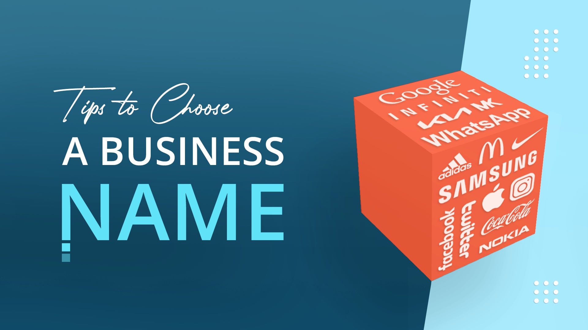 4 Tips to Choose a Business Name